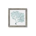 Picture of Teal Coral I  _GroupedProduct_Square_Framed_Matted_