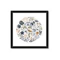 Picture of Coral circle II _GroupedProduct_Square_Framed_Matted_