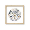 Picture of Coral circle II _GroupedProduct_Square_Framed_Matted_