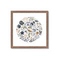 Picture of Coral circle II _GroupedProduct_Square_Framed_Matted_