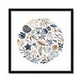 Picture of Coral circle II _GroupedProduct_Square_Framed_Matted_