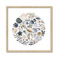 Picture of Coral circle II _GroupedProduct_Square_Framed_Matted_