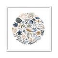 Picture of Coral circle II _GroupedProduct_Square_Framed_Matted_