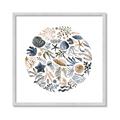 Picture of Coral circle II _GroupedProduct_Square_Framed_Matted_