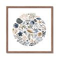 Picture of Coral circle II _GroupedProduct_Square_Framed_Matted_