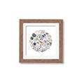 Picture of Coral circle II _GroupedProduct_Square_Framed_Matted_