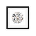 Picture of Coral circle II _GroupedProduct_Square_Framed_Matted_