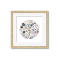 Picture of Coral circle II _GroupedProduct_Square_Framed_Matted_
