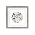 Picture of Coral circle II _GroupedProduct_Square_Framed_Matted_