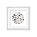 Picture of Coral circle II _GroupedProduct_Square_Framed_Matted_