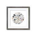 Picture of Coral circle II _GroupedProduct_Square_Framed_Matted_