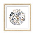 Picture of Coral circle II _GroupedProduct_Square_Framed_Matted_