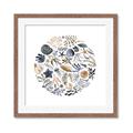 Picture of Coral circle II _GroupedProduct_Square_Framed_Matted_
