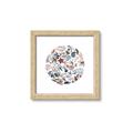 Picture of Coral circle I _GroupedProduct_Square_Framed_Matted_