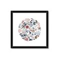 Picture of Coral circle I _GroupedProduct_Square_Framed_Matted_