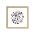 Picture of Coral circle I _GroupedProduct_Square_Framed_Matted_