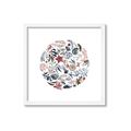 Picture of Coral circle I _GroupedProduct_Square_Framed_Matted_