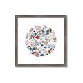 Picture of Coral circle I _GroupedProduct_Square_Framed_Matted_