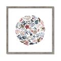 Picture of Coral circle I _GroupedProduct_Square_Framed_Matted_