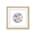 Picture of Coral circle I _GroupedProduct_Square_Framed_Matted_