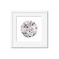 Picture of Coral circle I _GroupedProduct_Square_Framed_Matted_