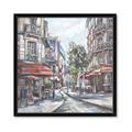 Picture of European Cafe Bar _GroupedProduct_Square_Framed_Matted_