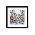 Picture of European Cafe Bar _GroupedProduct_Square_Framed_Matted_
