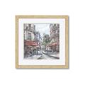 Picture of European Cafe Bar _GroupedProduct_Square_Framed_Matted_