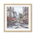 Picture of European Cafe Bar _GroupedProduct_Square_Framed_Matted_