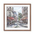 Picture of European Cafe Bar _GroupedProduct_Square_Framed_Matted_