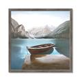 Picture of At the Dock  _GroupedProduct_Square_Framed_Matted_