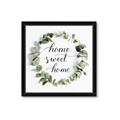 Picture of Home Wreath _GroupedProduct_Square_Framed_Matted_