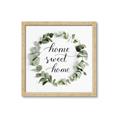 Picture of Home Wreath _GroupedProduct_Square_Framed_Matted_