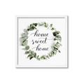 Picture of Home Wreath _GroupedProduct_Square_Framed_Matted_
