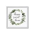Picture of Home Wreath _GroupedProduct_Square_Framed_Matted_