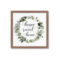 Picture of Home Wreath _GroupedProduct_Square_Framed_Matted_
