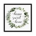 Picture of Home Wreath _GroupedProduct_Square_Framed_Matted_