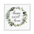 Picture of Home Wreath _GroupedProduct_Square_Framed_Matted_