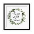 Picture of Home Wreath _GroupedProduct_Square_Framed_Matted_