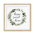 Picture of Home Wreath _GroupedProduct_Square_Framed_Matted_
