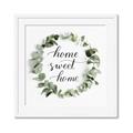 Picture of Home Wreath _GroupedProduct_Square_Framed_Matted_