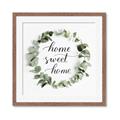 Picture of Home Wreath _GroupedProduct_Square_Framed_Matted_