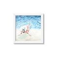 Picture of Wading at the Beach _GroupedProduct_Square_Framed_Matted_