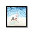 Picture of Wading at the Beach _GroupedProduct_Square_Framed_Matted_