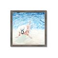 Picture of Wading at the Beach _GroupedProduct_Square_Framed_Matted_