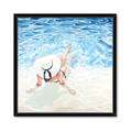 Picture of Wading at the Beach _GroupedProduct_Square_Framed_Matted_