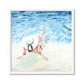 Picture of Wading at the Beach _GroupedProduct_Square_Framed_Matted_