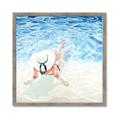 Picture of Wading at the Beach _GroupedProduct_Square_Framed_Matted_