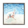 Picture of Wading at the Beach _GroupedProduct_Square_Framed_Matted_