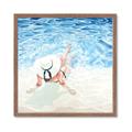Picture of Wading at the Beach _GroupedProduct_Square_Framed_Matted_